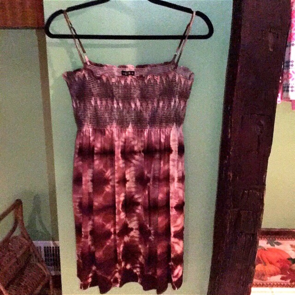 Akiko 100% SILK smock dress tie-dye made in 🇺🇸